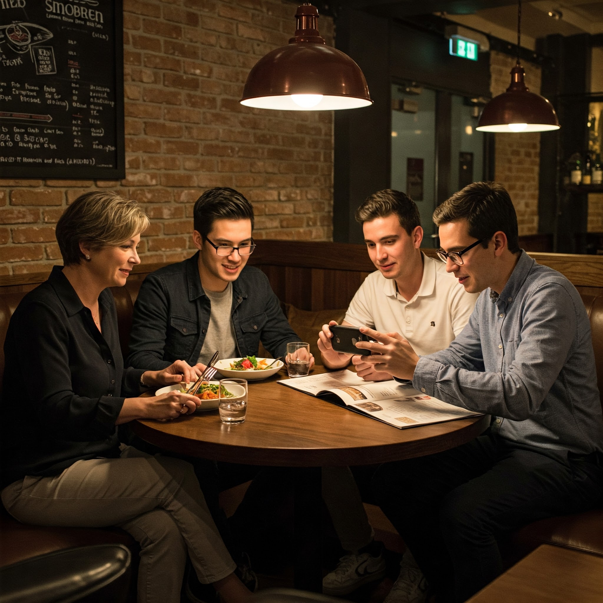 Clientes pidiendo fácilmente desde su mesa con Gastronybar
